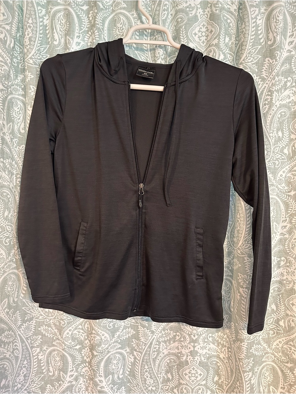 Dark grey Lightweight Zip-Up Hoodie